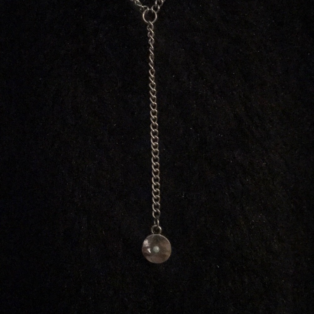 Two tier silver necklace - Picture 4 of 4
